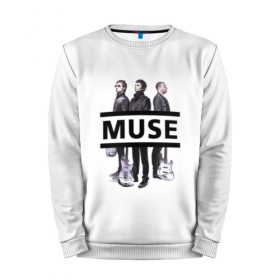 Мужской свитшот 3D с принтом Группа Muse в городе Новоалтайск, 100% полиэстер с мягким внутренним слоем | круглый вырез горловины, мягкая резинка на манжетах и поясе, свободная посадка по фигуре | 
