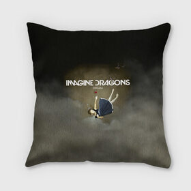 Подушка 3D с принтом Imagine Dragons Dream в городе Новоалтайск, наволочка – 100% полиэстер, наполнитель – холлофайбер (легкий наполнитель, не вызывает аллергию). | состоит из подушки и наволочки. Наволочка на молнии, легко снимается для стирки | альтернативный | американская | группа | драгонс | имеджин | инди | индирок | поп | рок | электроник
