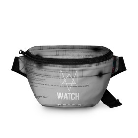 Поясная сумка 3D с принтом Wath dogs 2 collection в городе Новоалтайск, 100% полиэстер | плотная ткань, ремень с регулируемой длиной, внутри несколько карманов для мелочей, основное отделение и карман с обратной стороны сумки застегиваются на молнию | game | wath dogs 2 | город | девушка | дрон | игры | компьютеры | пистолет | телефон | технологии | хакер