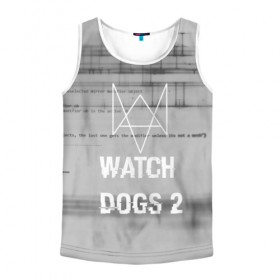 Мужская майка 3D с принтом Wath dogs 2 collection в городе Новоалтайск, 100% полиэстер | круглая горловина, приталенный силуэт, длина до линии бедра. Пройма и горловина окантованы тонкой бейкой | game | wath dogs 2 | город | девушка | дрон | игры | компьютеры | пистолет | телефон | технологии | хакер