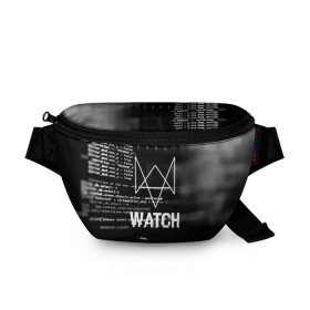 Поясная сумка 3D с принтом Wath dogs 2 Хакер в городе Новоалтайск, 100% полиэстер | плотная ткань, ремень с регулируемой длиной, внутри несколько карманов для мелочей, основное отделение и карман с обратной стороны сумки застегиваются на молнию | game | wath dogs 2 | город | девушка | дрон | игры | компьютеры | маркус | пистолет | телефон | технологии | хакер