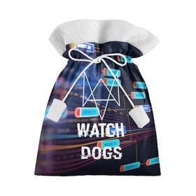 Подарочный 3D мешок с принтом Watch Dogs в городе Новоалтайск, 100% полиэстер | Размер: 29*39 см | game | wath dogs 2 | город | девушка | дрон | игры | компьютеры | пистолет | телефон | технологии | хакер