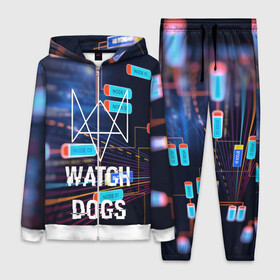 Женский костюм 3D с принтом Watch Dogs в городе Новоалтайск,  |  | game | wath dogs 2 | город | девушка | дрон | игры | компьютеры | пистолет | телефон | технологии | хакер