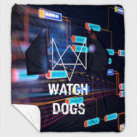 Плед с рукавами с принтом Watch Dogs в городе Новоалтайск, 100% полиэстер | Закругленные углы, все края обработаны. Ткань не мнется и не растягивается. Размер 170*145 | game | wath dogs 2 | город | девушка | дрон | игры | компьютеры | пистолет | телефон | технологии | хакер