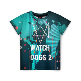 Детская футболка 3D с принтом Watch Dogs 2 NETWORK HACK в городе Новоалтайск, 100% гипоаллергенный полиэфир | прямой крой, круглый вырез горловины, длина до линии бедер, чуть спущенное плечо, ткань немного тянется | game | wath dogs 2 | город | девушка | дрон | игры | компьютеры | пистолет | телефон | технологии | хакер
