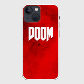 Чехол для iPhone 13 mini с принтом DOOM MARS GAME в городе Новоалтайск,  |  | Тематика изображения на принте: art | doom | game | возвращение | дум | игра | легенда | шутер