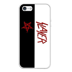Чехол для iPhone 5/5S матовый с принтом Slayer в городе Новоалтайск, Силикон | Область печати: задняя сторона чехла, без боковых панелей | slayer | группа | гэри холт | керри кинг | метал | музыка | пентаграмма | песни | пол бостаф | рок | слаер | слайер | слеар | слеер | слейр | слеяр | том арайа | трэш | тяжелый | хеви