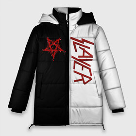 Женская зимняя куртка 3D с принтом Slayer в городе Новоалтайск, верх — 100% полиэстер; подкладка — 100% полиэстер; утеплитель — 100% полиэстер | длина ниже бедра, силуэт Оверсайз. Есть воротник-стойка, отстегивающийся капюшон и ветрозащитная планка. 

Боковые карманы с листочкой на кнопках и внутренний карман на молнии | slayer | группа | гэри холт | керри кинг | метал | музыка | пентаграмма | песни | пол бостаф | рок | слаер | слайер | слеар | слеер | слейр | слеяр | том арайа | трэш | тяжелый | хеви