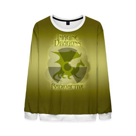 Мужской свитшот 3D с принтом Imagine Dragons, Radioactive в городе Новоалтайск, 100% полиэстер с мягким внутренним слоем | круглый вырез горловины, мягкая резинка на манжетах и поясе, свободная посадка по фигуре | альтернативный | американская | группа | драгонс | имеджин | инди | индирок | поп | рок | электроник