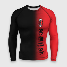 Мужской рашгард 3D с принтом AC MILAN в городе Новоалтайск,  |  | ac milan | fc | fc milan | football | milan | soccer | белый | клуб | красный | милан | спорт | спортивные | фк | футбол | цвет.логотип | черный | эмблема
