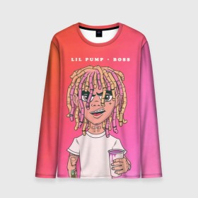 Мужской лонгслив 3D с принтом Lil Pump Boss в городе Новоалтайск, 100% полиэстер | длинные рукава, круглый вырез горловины, полуприлегающий силуэт | hip hop | hiphop | lil pump | mc | rap | газзи гарсия | зачитал | клауд | клауд рэп | лил памп | лили | мс | памп | реп | репер | речитатив | рэп | рэпер | трэп | хип | хип хоп | хипхоп | хоп