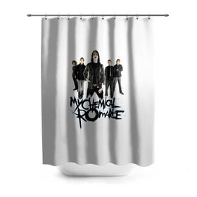 Штора 3D для ванной с принтом Группа My Chemical Romance в городе Новоалтайск, 100% полиэстер | плотность материала — 100 г/м2. Стандартный размер — 146 см х 180 см. По верхнему краю — пластиковые люверсы для креплений. В комплекте 10 пластиковых колец | gerard way | mcr | my chemical romance | альтернативный | группа | джерард уэй | май кемикал романс | мкр | мой химический роман | мхр | мцр | панк | поп | поппанк | рок | рэй торо