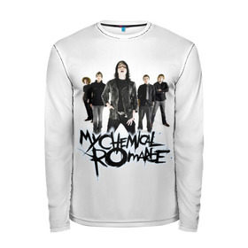 Мужской лонгслив 3D с принтом Группа My Chemical Romance в городе Новоалтайск, 100% полиэстер | длинные рукава, круглый вырез горловины, полуприлегающий силуэт | Тематика изображения на принте: gerard way | mcr | my chemical romance | альтернативный | группа | джерард уэй | май кемикал романс | мкр | мой химический роман | мхр | мцр | панк | поп | поппанк | рок | рэй торо
