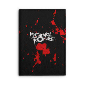 Обложка для автодокументов с принтом My Chemical Romance в городе Новоалтайск, натуральная кожа |  размер 19,9*13 см; внутри 4 больших “конверта” для документов и один маленький отдел — туда идеально встанут права | gerard way | mcr | my chemical romance | альтернативный | группа | джерард уэй | май кемикал романс | мкр | мой химический роман | мхр | мцр | панк | поп | поппанк | рок | рэй торо