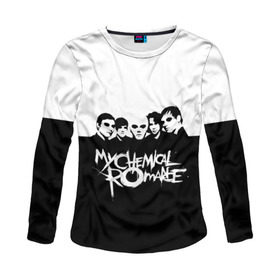Женский лонгслив 3D с принтом My Chemical Romance в городе Новоалтайск, 100% полиэстер | длинные рукава, круглый вырез горловины, полуприлегающий силуэт | gerard way | mcr | my chemical romance | альтернативный | группа | джерард уэй | май кемикал романс | мкр | мой химический роман | мхр | мцр | панк | поп | поппанк | рок | рэй торо