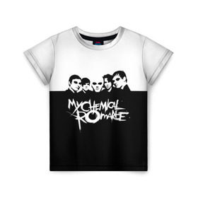 Детская футболка 3D с принтом My Chemical Romance в городе Новоалтайск, 100% гипоаллергенный полиэфир | прямой крой, круглый вырез горловины, длина до линии бедер, чуть спущенное плечо, ткань немного тянется | gerard way | mcr | my chemical romance | альтернативный | группа | джерард уэй | май кемикал романс | мкр | мой химический роман | мхр | мцр | панк | поп | поппанк | рок | рэй торо