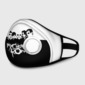 Маска из неопрена с принтом My Chemical Romance в городе Новоалтайск, неопрен 100% | Форма огибающая нос. Резинки для ушей с дополнительной резинкой на затылке. Клапан для выдоха для активного дыхания при занятиях спортом. Эластичный материал маски и окантовки для лучшего растяжения и прилегания маски.  | gerard way | mcr | my chemical romance | альтернативный | группа | джерард уэй | май кемикал романс | мкр | мой химический роман | мхр | мцр | панк | поп | поппанк | рок | рэй торо