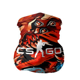 Бандана-труба 3D с принтом CS GO Hyper Beast в городе Новоалтайск, 100% полиэстер, ткань с особыми свойствами — Activecool | плотность 150‒180 г/м2; хорошо тянется, но сохраняет форму | awp | counter strike | game | skin | авп | игры | прикольные | скин