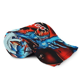 Плед 3D с принтом CS GO Hyper Beast в городе Новоалтайск, 100% полиэстер | закругленные углы, все края обработаны. Ткань не мнется и не растягивается | awp | counter strike | game | skin | авп | игры | прикольные | скин