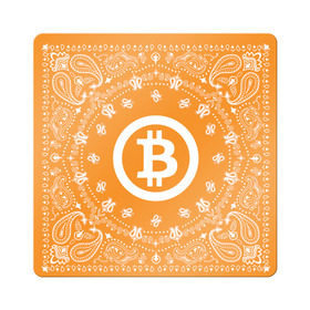 Магнит виниловый Квадрат с принтом BITCOIN в городе Новоалтайск, полимерный материал с магнитным слоем | размер 9*9 см, закругленные углы | bitcoin | btc | coin | crypto | ethereum | money | orange | биткоин | валюта | деньги | известные | криптовалюта | логотип | монета | надписи.cash | оранжевый | цвет | цифровое золото | эфир
