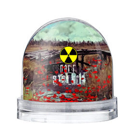 Водяной шар с принтом S.T.A.L.K.E.R ОЛЕГ в городе Новоалтайск, Пластик | Изображение внутри шара печатается на глянцевой фотобумаге с двух сторон | s.t.a.l.k.e.r. | stalker | олег | сталкер