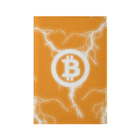 Обложка для паспорта матовая кожа с принтом BITCOIN в городе Новоалтайск, натуральная матовая кожа | размер 19,3 х 13,7 см; прозрачные пластиковые крепления | Тематика изображения на принте: bitcoin | btc | coin | crypto | ethereum | money | orange | биткоин | валюта | деньги | известные | криптовалюта | логотип | монета | надписи.cash | оранжевый | цвет | цифровое золото | эфир