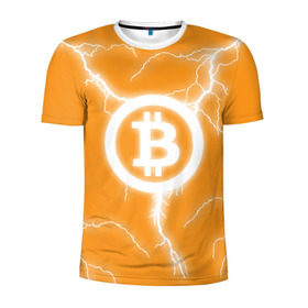 Мужская футболка 3D спортивная с принтом BITCOIN в городе Новоалтайск, 100% полиэстер с улучшенными характеристиками | приталенный силуэт, круглая горловина, широкие плечи, сужается к линии бедра | bitcoin | btc | coin | crypto | ethereum | money | orange | биткоин | валюта | деньги | известные | криптовалюта | логотип | монета | надписи.cash | оранжевый | цвет | цифровое золото | эфир
