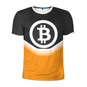 Мужская футболка 3D спортивная с принтом BITCOIN UNIFORM в городе Новоалтайск, 100% полиэстер с улучшенными характеристиками | приталенный силуэт, круглая горловина, широкие плечи, сужается к линии бедра | bitcoin | btc | coin | crypto | ethereum | money | orange | биткоин | валюта | деньги | известные | криптовалюта | логотип | монета | надписи.cash | оранжевый | цвет | цифровое золото | эфир