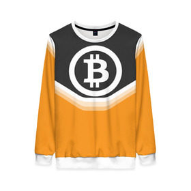 Женский свитшот 3D с принтом BITCOIN UNIFORM в городе Новоалтайск, 100% полиэстер с мягким внутренним слоем | круглый вырез горловины, мягкая резинка на манжетах и поясе, свободная посадка по фигуре | bitcoin | btc | coin | crypto | ethereum | money | orange | биткоин | валюта | деньги | известные | криптовалюта | логотип | монета | надписи.cash | оранжевый | цвет | цифровое золото | эфир