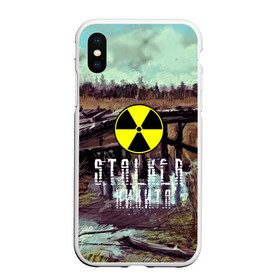 Чехол для iPhone XS Max матовый с принтом S T A L K E R НИКИТА в городе Новоалтайск, Силикон | Область печати: задняя сторона чехла, без боковых панелей | Тематика изображения на принте: s.t.a.l.k.e.r. | stalker | никита | припять | сталкер | чернобыль