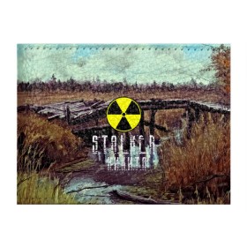 Обложка для студенческого билета с принтом S.T.A.L.K.E.R НИКИТА в городе Новоалтайск, натуральная кожа | Размер: 11*8 см; Печать на всей внешней стороне | Тематика изображения на принте: s.t.a.l.k.e.r. | stalker | никита | припять | сталкер | чернобыль