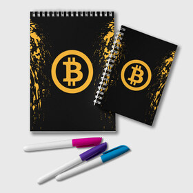 Блокнот с принтом BITCOIN в городе Новоалтайск, 100% бумага | 48 листов, плотность листов — 60 г/м2, плотность картонной обложки — 250 г/м2. Листы скреплены удобной пружинной спиралью. Цвет линий — светло-серый
 | Тематика изображения на принте: bitcoin | btc | coin | crypto | ethereum | miner | mining | money | orange | биткоин | валюта | деньги | известные | криптовалюта | логотип | майнер | майнинг | монета | надписи.cash | оранжевый | цвет | цифровое золото | эфир