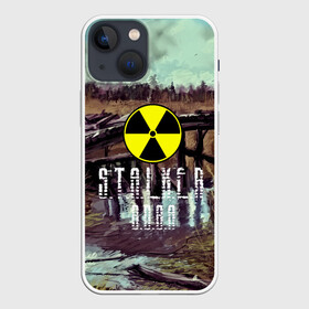 Чехол для iPhone 13 mini с принтом S.T.A.L.K.E.R ВОВА в городе Новоалтайск,  |  | 35mm | s.t.a.l.k.e.r. | snork | stalker | арт | вова | игра | мутант | пейзаж | припять | снорк | сталкер | трактор | чернобыль