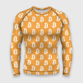 Мужской рашгард 3D с принтом Bitcoin в городе Новоалтайск,  |  | bitcoin | биткоин | деньги