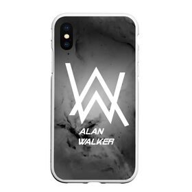 Чехол для iPhone XS Max матовый с принтом ALAN WALKER в городе Новоалтайск, Силикон | Область печати: задняя сторона чехла, без боковых панелей | alan walker | club | music | абстракция | клубная музыка | космос | краски | музыка
