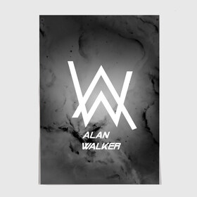 Постер с принтом ALAN WALKER в городе Новоалтайск, 100% бумага
 | бумага, плотность 150 мг. Матовая, но за счет высокого коэффициента гладкости имеет небольшой блеск и дает на свету блики, но в отличии от глянцевой бумаги не покрыта лаком | alan walker | club | music | абстракция | клубная музыка | космос | краски | музыка