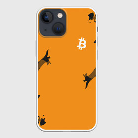 Чехол для iPhone 13 mini с принтом БИТКОИН | BITCOIN в городе Новоалтайск,  |  | bitcoin | btc | crypto | биткоин | валюта | деньги | криптовалюта | цифровое золото