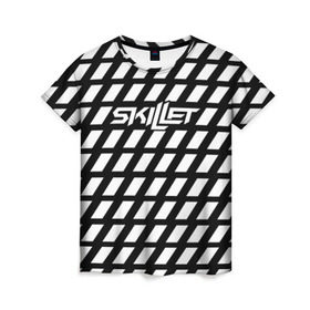 Женская футболка 3D с принтом Skillet в городе Новоалтайск, 100% полиэфир ( синтетическое хлопкоподобное полотно) | прямой крой, круглый вырез горловины, длина до линии бедер | skilet | skillet | альтернативный | гранж | группа | джен леджер | джон купер | индастриал | кори купер | метал | ню | пост | рок | сет моррисон | симфоник | скилет | хард | христианский