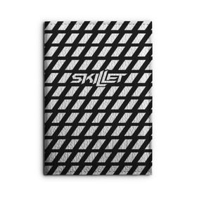 Обложка для автодокументов с принтом Skillet в городе Новоалтайск, натуральная кожа |  размер 19,9*13 см; внутри 4 больших “конверта” для документов и один маленький отдел — туда идеально встанут права | skilet | skillet | альтернативный | гранж | группа | джен леджер | джон купер | индастриал | кори купер | метал | ню | пост | рок | сет моррисон | симфоник | скилет | хард | христианский