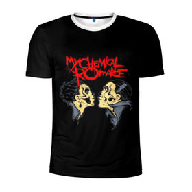 Мужская футболка 3D спортивная с принтом My Chemical Romance в городе Новоалтайск, 100% полиэстер с улучшенными характеристиками | приталенный силуэт, круглая горловина, широкие плечи, сужается к линии бедра | Тематика изображения на принте: gerard way | mcr | my chemical romance | rock | альтернативный | группа | джерард уэй | май кемикал романс | мкр | мой химический роман | мхр | мцр | панк | поп | поппанк | рокер | рэй торо