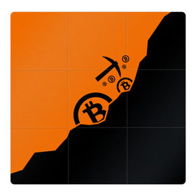 Магнитный плакат 3Х3 с принтом BITCOIN MINER в городе Новоалтайск, Полимерный материал с магнитным слоем | 9 деталей размером 9*9 см | bitcoin | btc | crypto | miner | mining | биткоин | валюта | деньги | криптовалюта | майнинг | цифровое золото