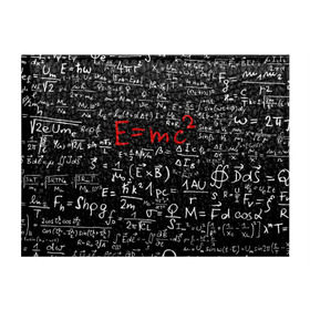 Обложка для студенческого билета с принтом Формулы E=mc2 в городе Новоалтайск, натуральная кожа | Размер: 11*8 см; Печать на всей внешней стороне | emc | альберт | доска | емс хипстер | мел | физик | физика | формула | энштейн