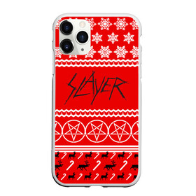 Чехол для iPhone 11 Pro матовый с принтом Праздничный Slayer в городе Новоалтайск, Силикон |  | Тематика изображения на принте: slayer | группа | гэри холт | знак | керри кинг | красный | метал | музыка | надпись | новогодний | новый год | песни | пол бостаф | праздник | рождество | рок | слаер | слайер | слеар | слеер | слейр | слеяр