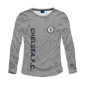 Женский лонгслив 3D с принтом Chelsea Uniform в городе Новоалтайск, 100% полиэстер | длинные рукава, круглый вырез горловины, полуприлегающий силуэт | chelsea | fc | спорт | спортивные | футбол | футбольный клуб | челси