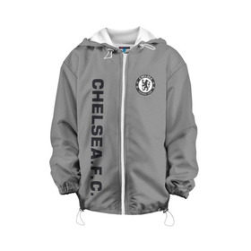 Детская куртка 3D с принтом Chelsea Uniform в городе Новоалтайск, 100% полиэстер | застежка — молния, подол и капюшон оформлены резинкой с фиксаторами, по бокам — два кармана без застежек, один потайной карман на груди, плотность верхнего слоя — 90 г/м2; плотность флисового подклада — 260 г/м2 | Тематика изображения на принте: chelsea | fc | спорт | спортивные | футбол | футбольный клуб | челси