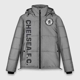 Мужская зимняя куртка 3D с принтом Chelsea Uniform в городе Новоалтайск, верх — 100% полиэстер; подкладка — 100% полиэстер; утеплитель — 100% полиэстер | длина ниже бедра, свободный силуэт Оверсайз. Есть воротник-стойка, отстегивающийся капюшон и ветрозащитная планка. 

Боковые карманы с листочкой на кнопках и внутренний карман на молнии. | Тематика изображения на принте: chelsea | fc | спорт | спортивные | футбол | футбольный клуб | челси