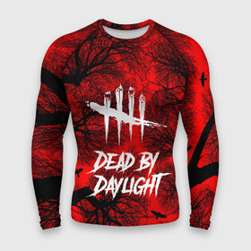 Мужской рашгард 3D с принтом Dead by Daylight в городе Новоалтайск,  |  | maniacs | выживалка | жертвы | мертвые днем | ужас | хоррор