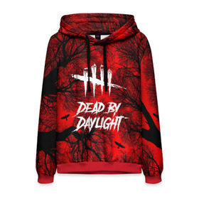 Мужская толстовка 3D с принтом Dead by Daylight в городе Новоалтайск, 100% полиэстер | двухслойный капюшон со шнурком для регулировки, мягкие манжеты на рукавах и по низу толстовки, спереди карман-кенгуру с мягким внутренним слоем. | maniacs | выживалка | жертвы | мертвые днем | ужас | хоррор