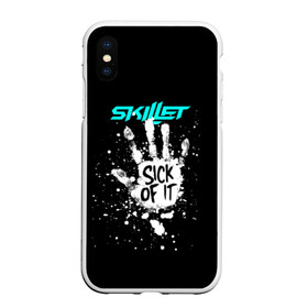 Чехол для iPhone XS Max матовый с принтом Sick of it в городе Новоалтайск, Силикон | Область печати: задняя сторона чехла, без боковых панелей | awake | monster | skillet | джон купер | кори купер | рок