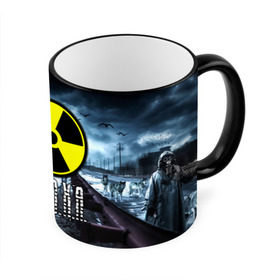 Кружка 3D с принтом S.T.A.L.K.E.R. - К.С.Ю.Х.А. в городе Новоалтайск, керамика | ёмкость 330 мл | stalker | ксения | ксюха | ксюша | ксюшенька | сталкер